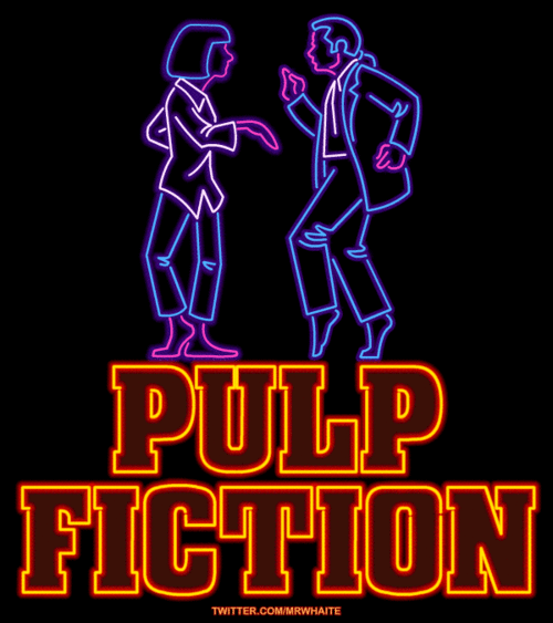 pupl fiction neon